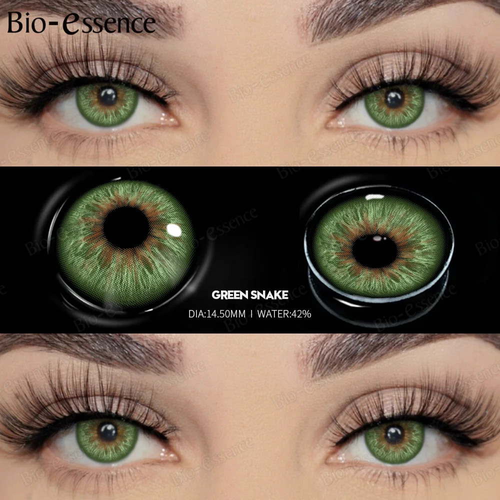 Bio-essence, 1 пара цветных контактных линз - Фотография_3