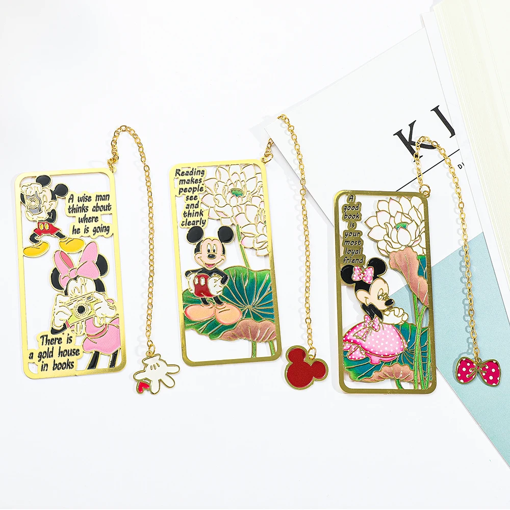 Металлические закладки с микки и минни - Фотография_3