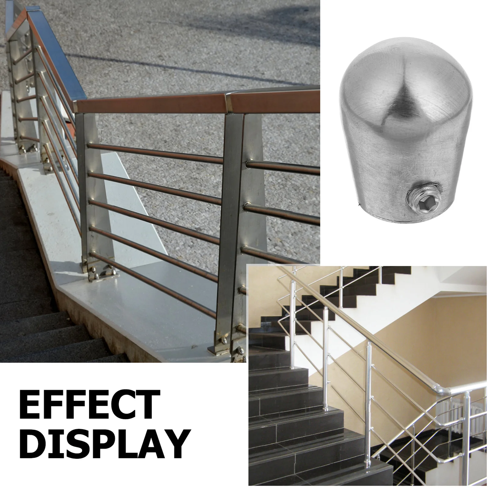 Торцевые заглушки для перил из нержавеющей стали - Фотография_5