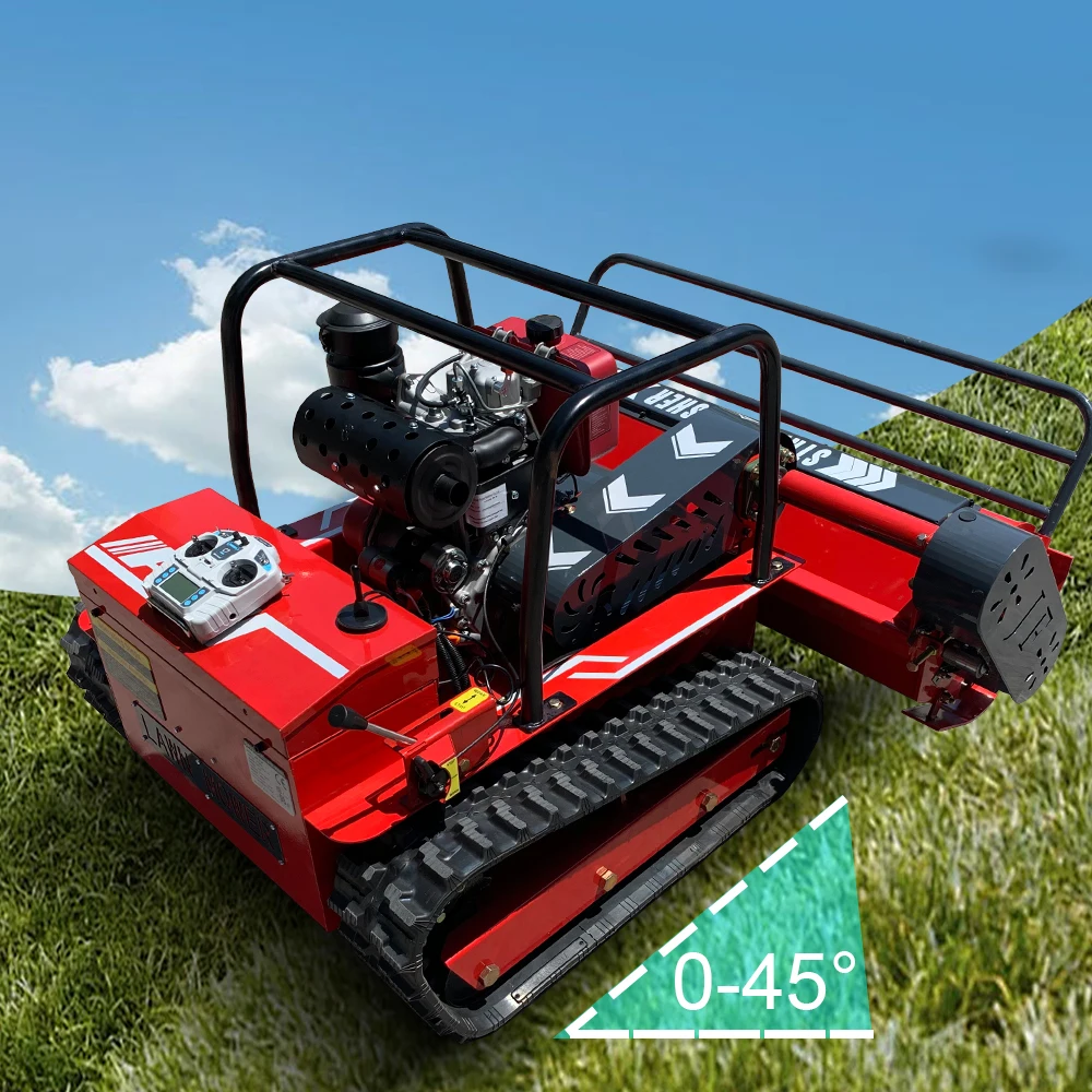 15hp дизельный двигатель газонокосилка с дистанционным управлением - Фотография_2