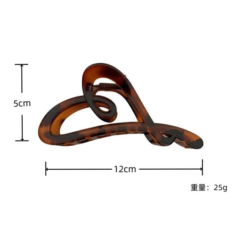 Новые большие заколки для волос в форме сердца - Фотография_3