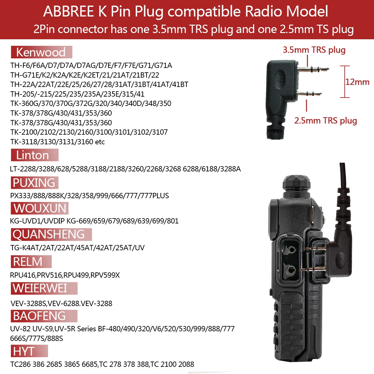Abbree гарнитура для мотоциклетного - Фотография_3