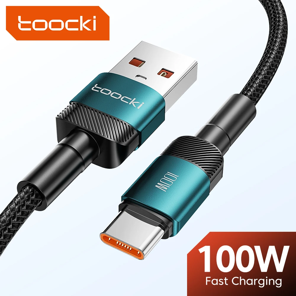 Toocki 100w 6a usb c кабель для
