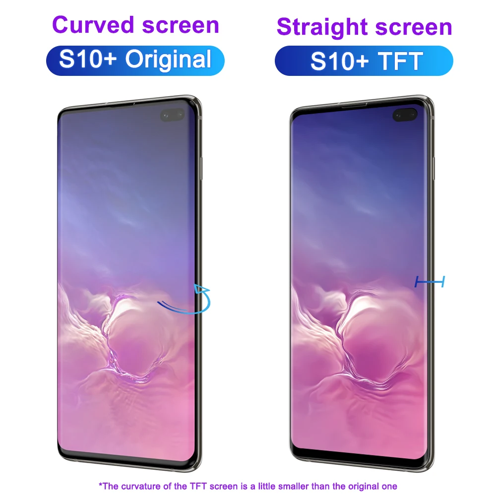 Протестированный сменный экран aaa + tft для samsung s10 с рамкой - Фотография_6