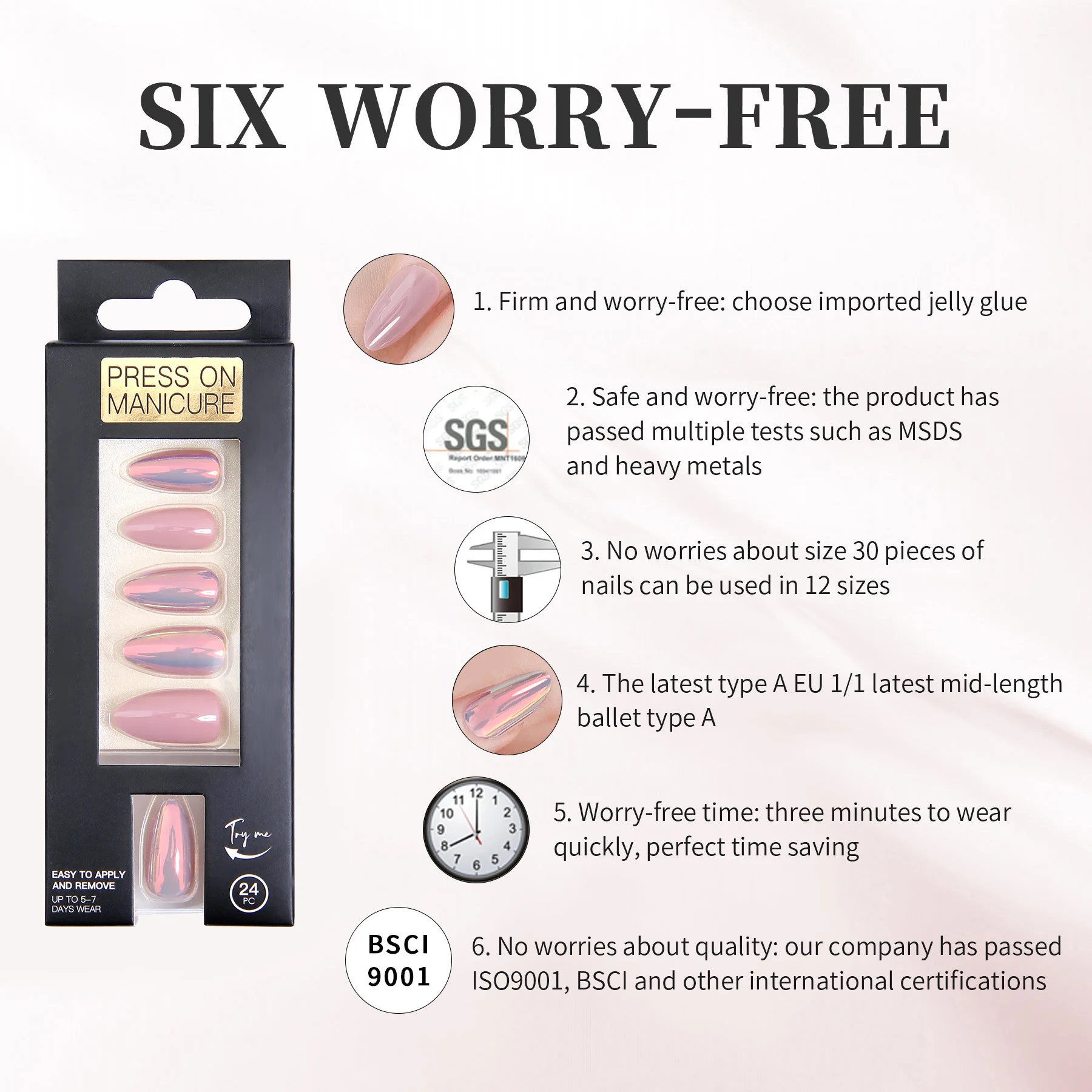 Наборы акриловых ногтей с полигелевыми - Фотография_2