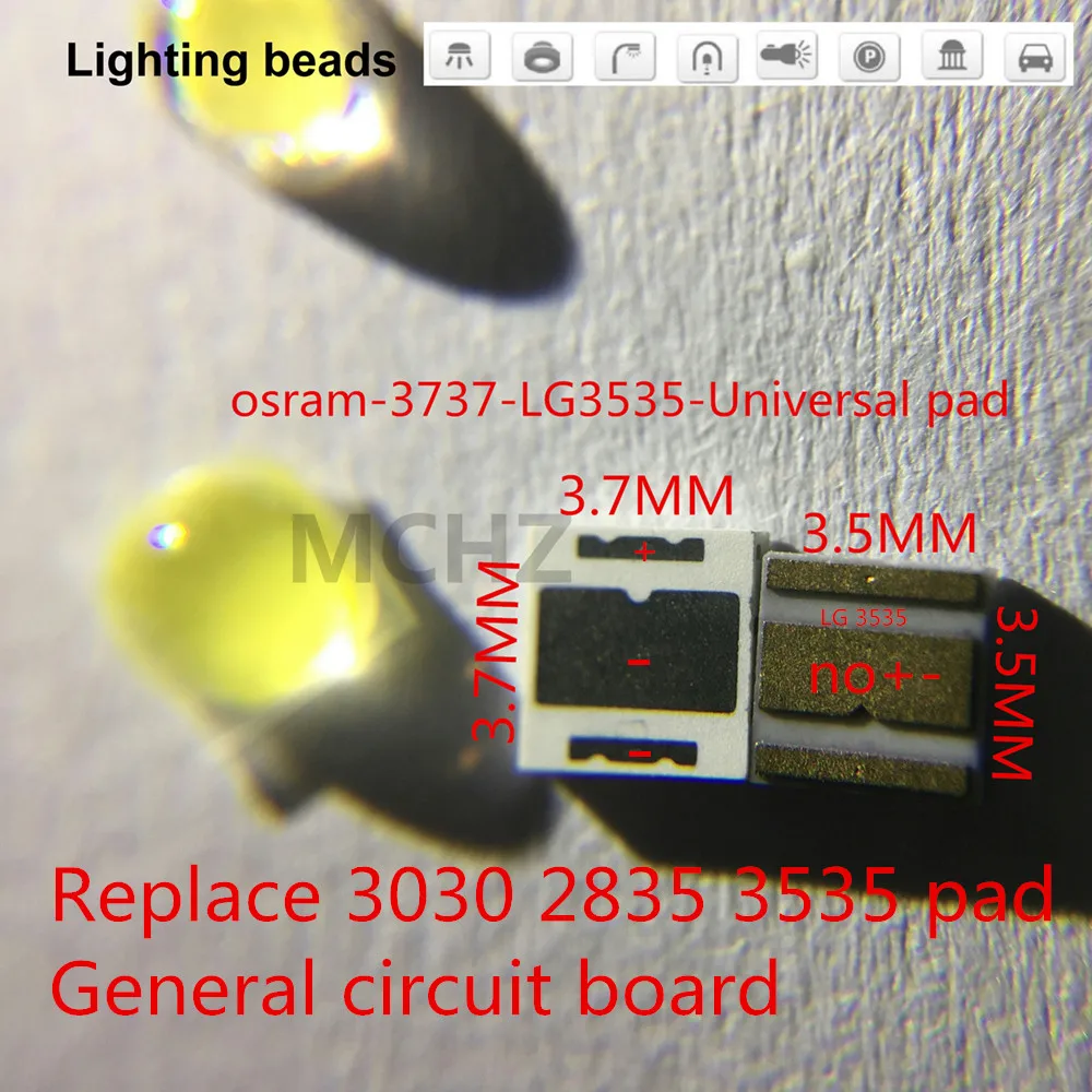 Xpe xp-e p8 p9 led r3 3737 smd - Фотография_6