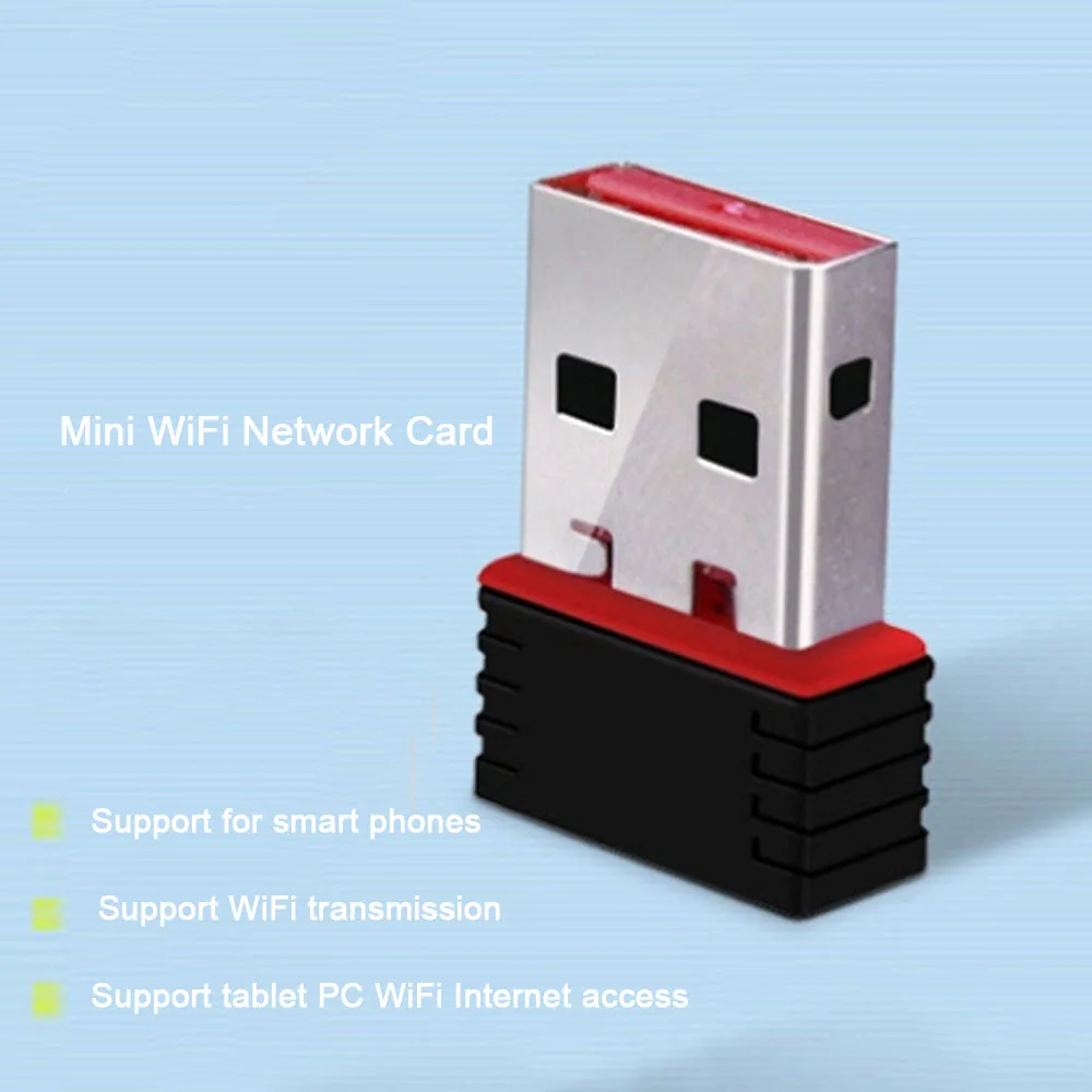 Мини-usb wi-fi адаптер 150 м беспроводная сетевая карта 8188 mt7601 usb2 - Фотография_3