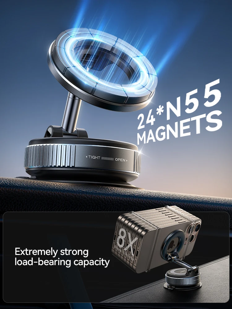 Joyroom magnetic suction cup phone - Фотография_6