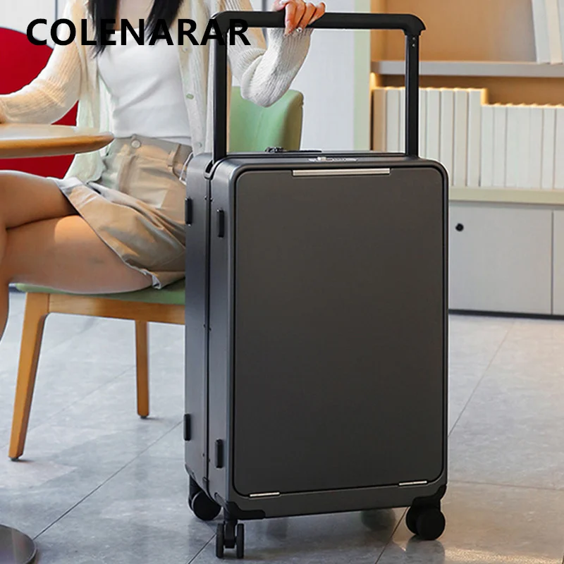 Мужской чемодан colenara с передним отверстием
