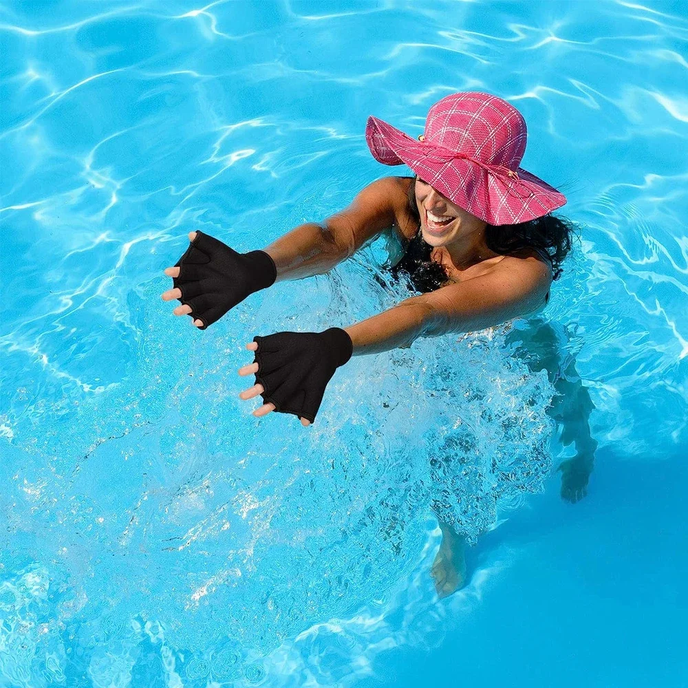 Перчатки водные для фитнеса - Фотография_5