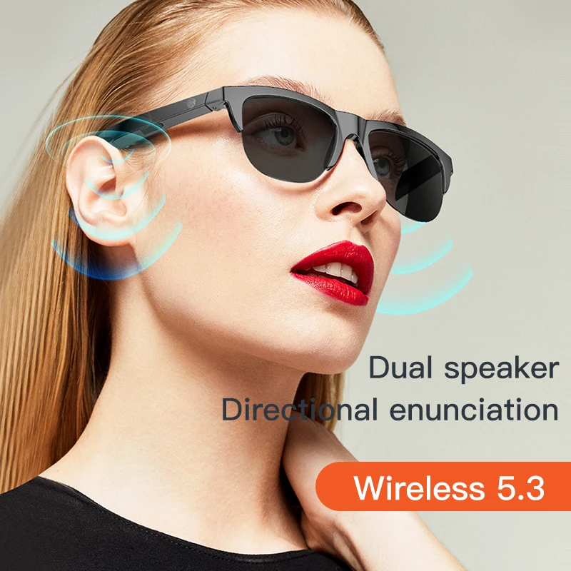 Умные очки, беспроводные солнцезащитные очки с bluetooth
