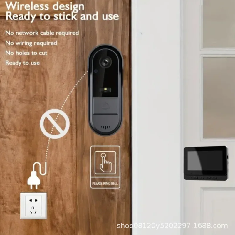 Камера дверного звонка wi-fi беспроводной - Фотография_2