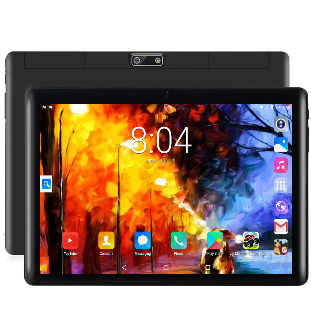 Новый 10,1-дюймовый планшетный пк android google play с двумя камерами