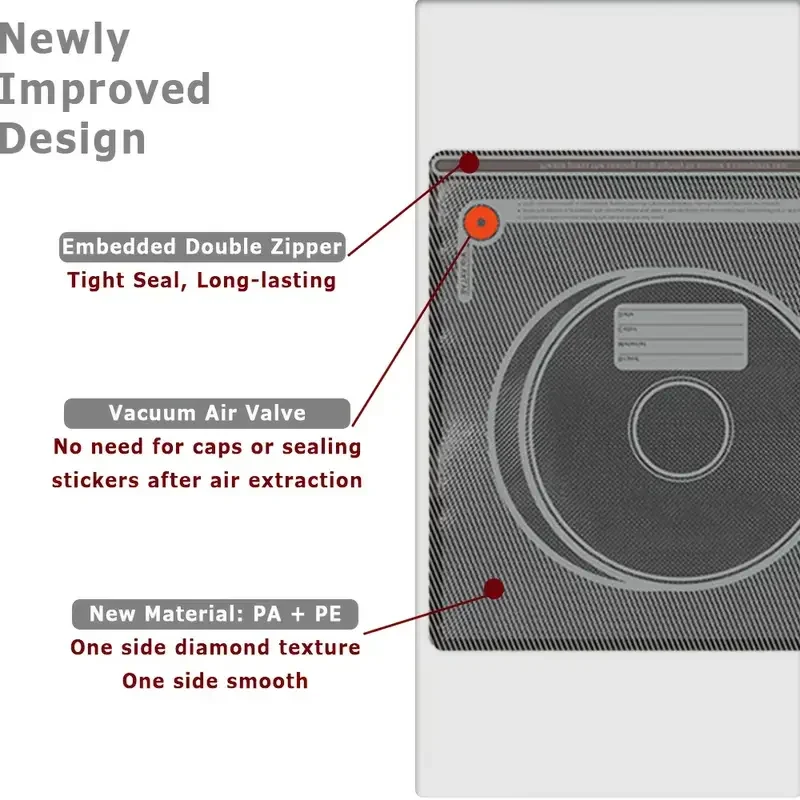 Улучшенный черный вакуумный мешок для хранения филамента pla abs petg - Фотография_4
