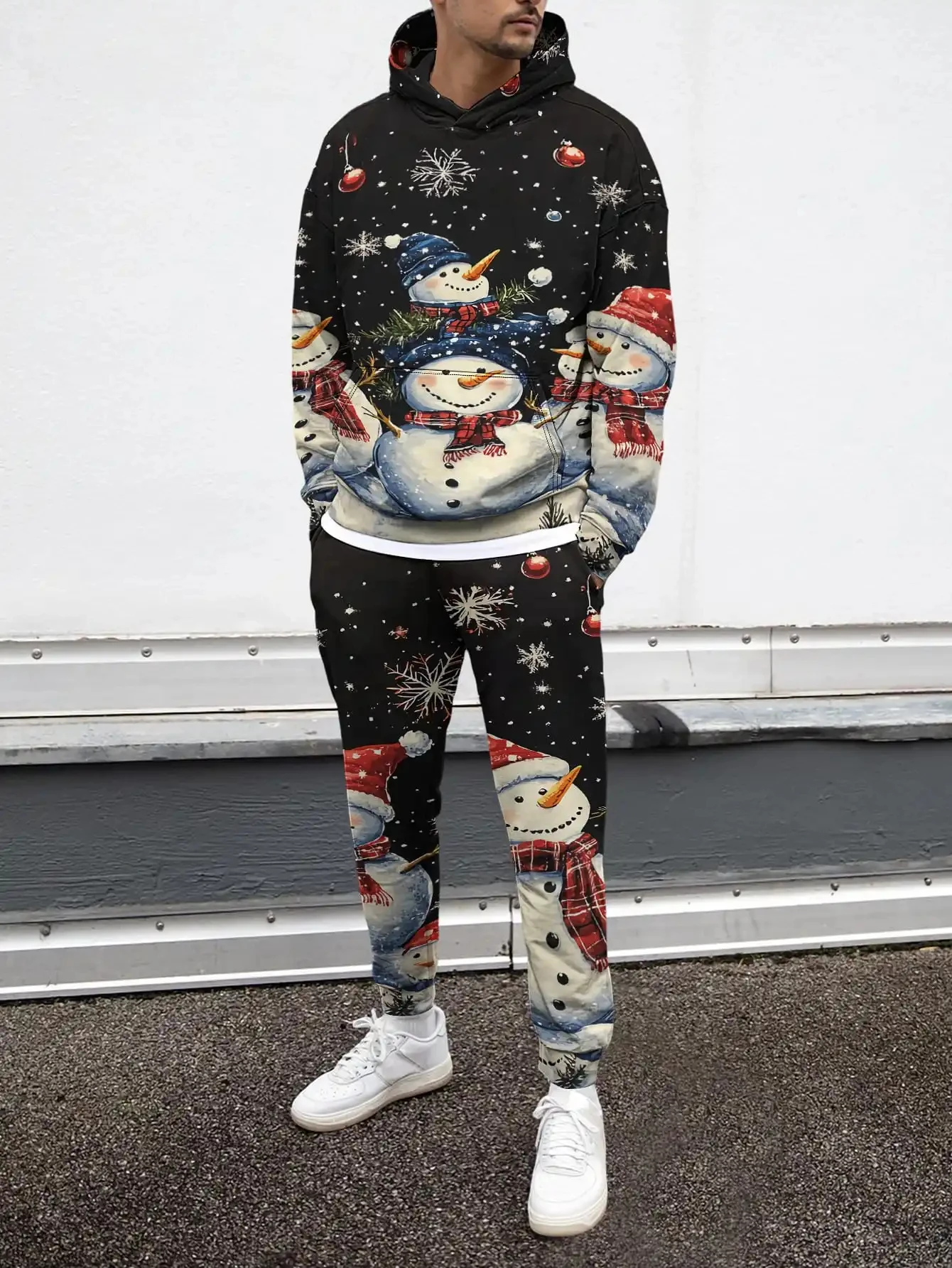 Мужские рождественские толстовки с 3d принтом - Фотография_5