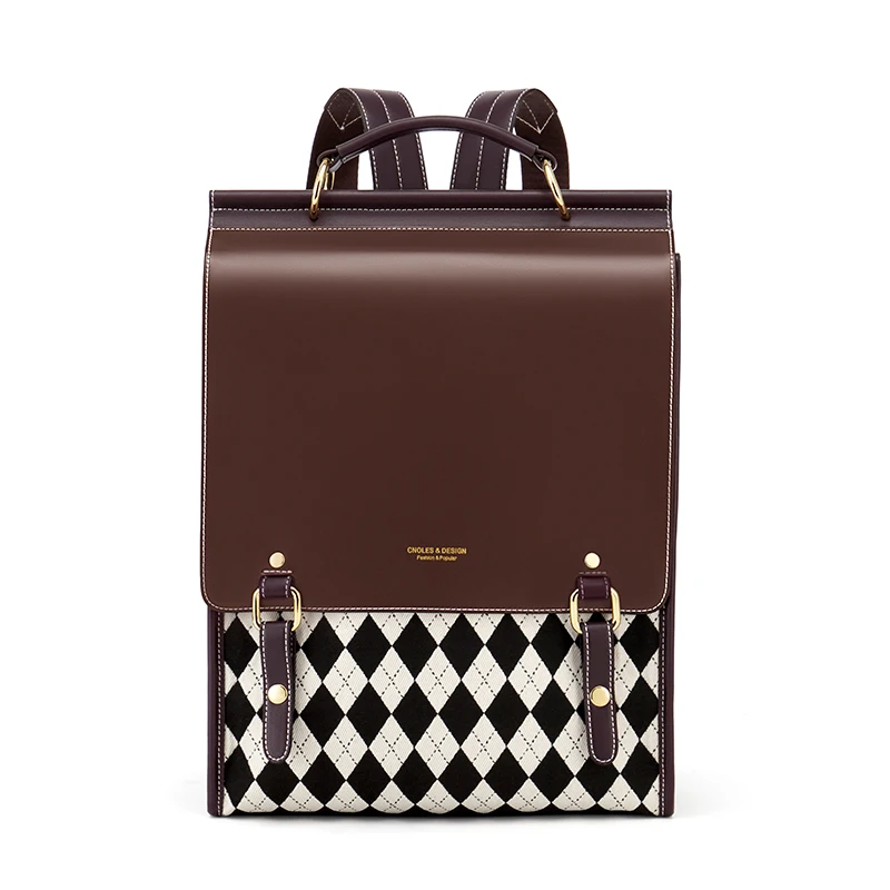 Винтажный женский рюкзак cnoles - Фотография_2