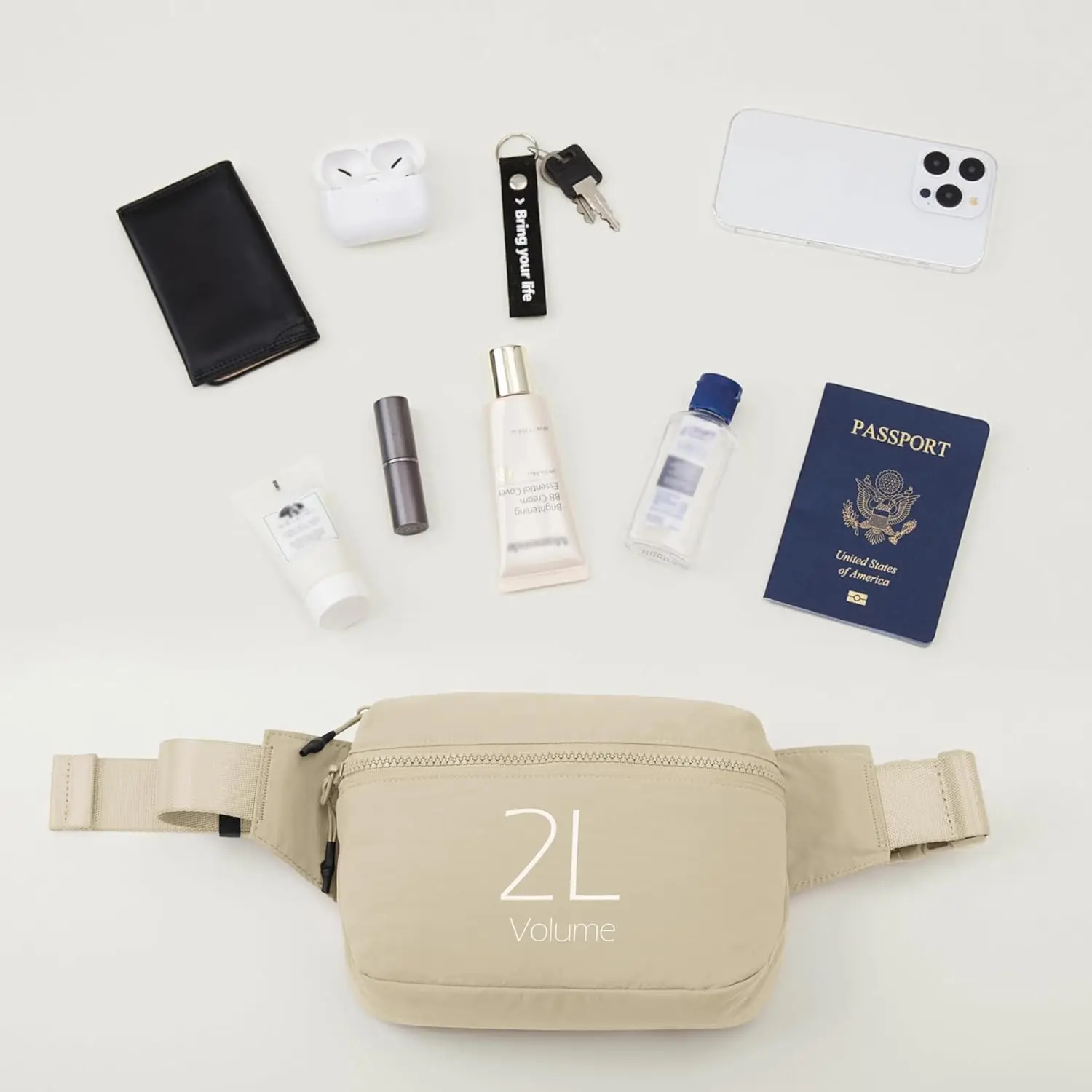 Поясная сумка ododos 2l для женщин и мужчин - Фотография_5