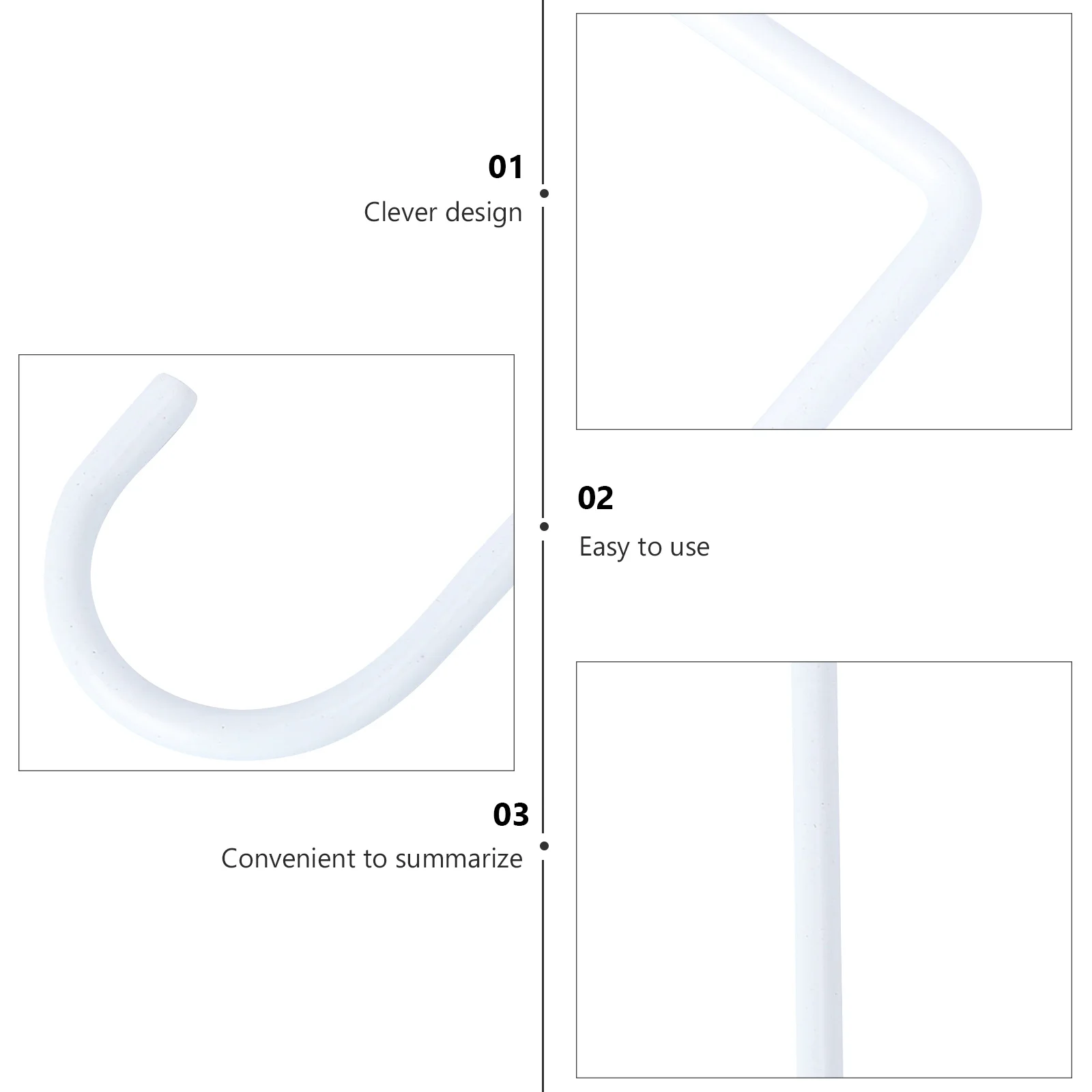 Белые садовые крючки - Фотография_3