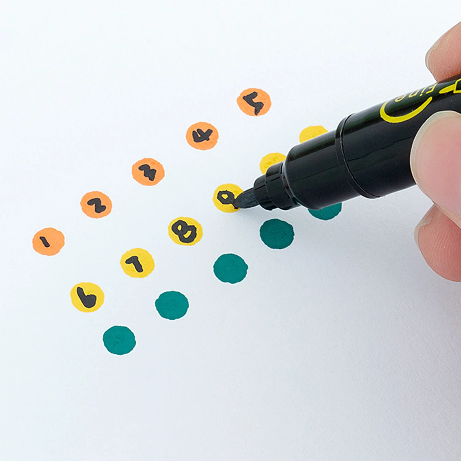 Маркеры, кисть для рисования на водной основе - Фотография_3