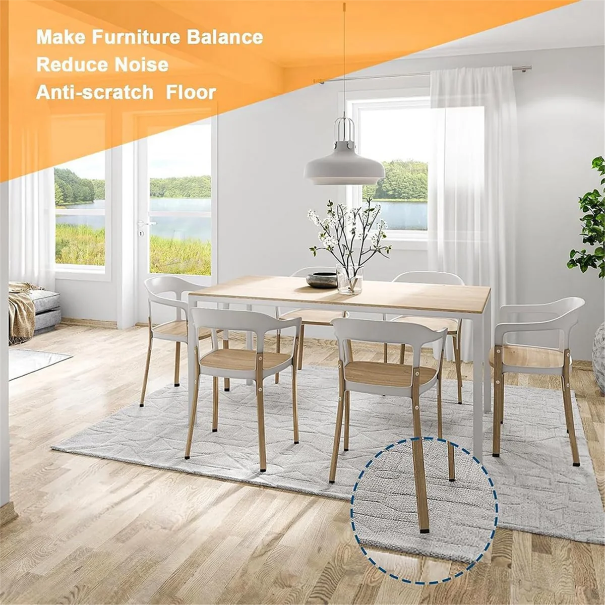 Резьбовые регулируемые нивелиры для мебели m6 - Фотография_6