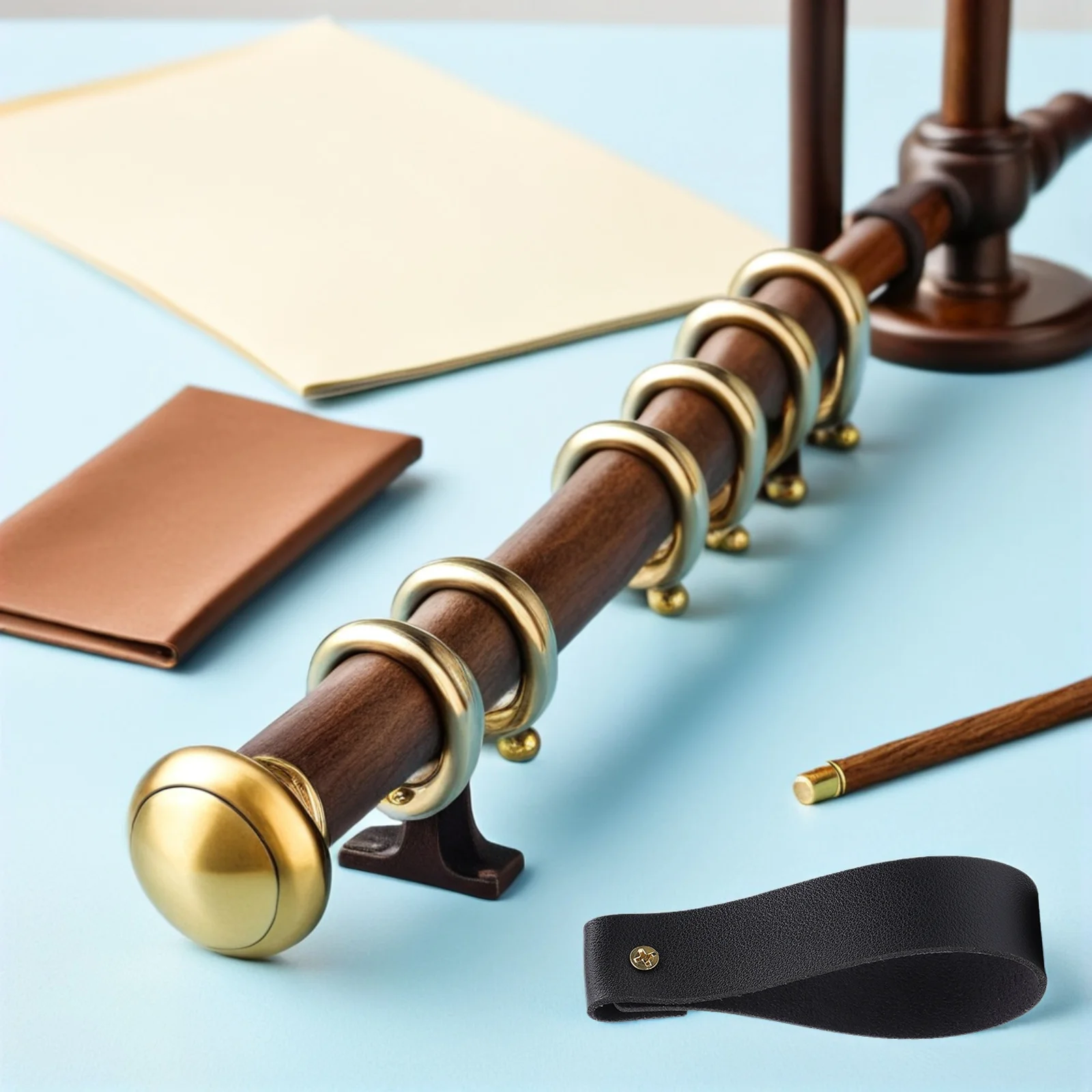 Ремни для карнизов из искусственной кожи в богемном стиле - Фотография_3