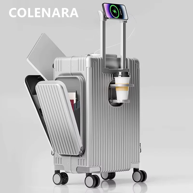 Многофункциональный чемодан colenara с зарядкой через usb - Фотография_2