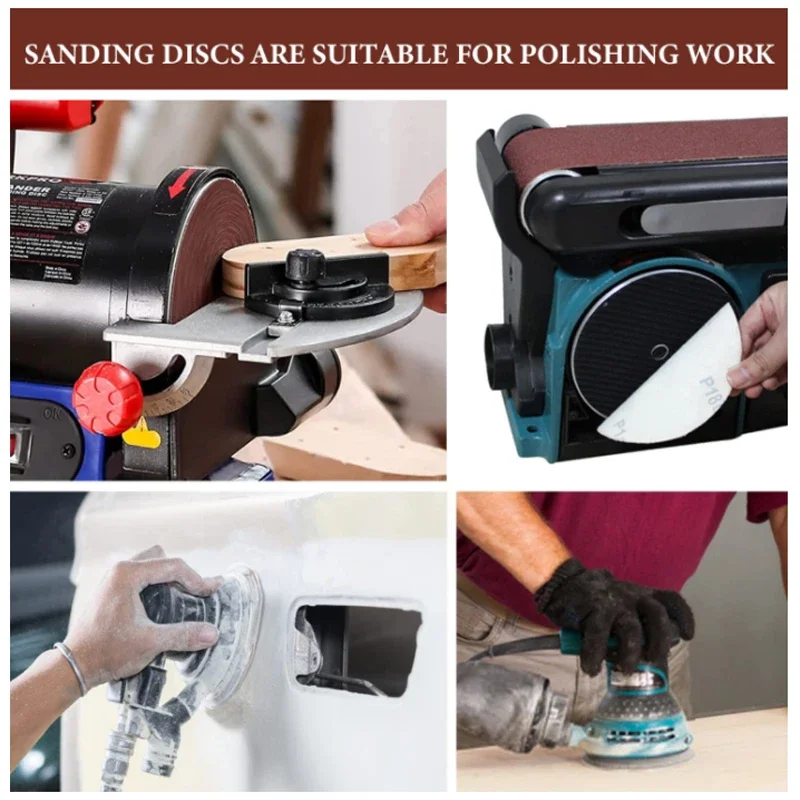 P40-p1000 шлифовальные ленты/дисковая шлифовальная полировальная бумага - Фотография_6