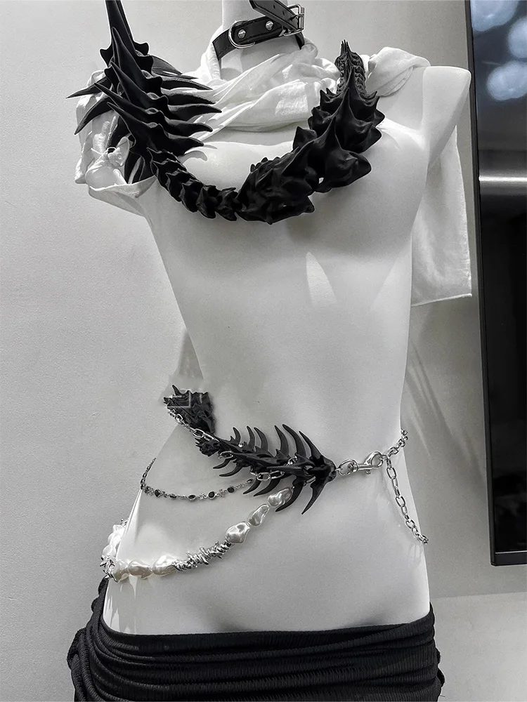 Цепочка на талию из кости позвоночника - Фотография_4