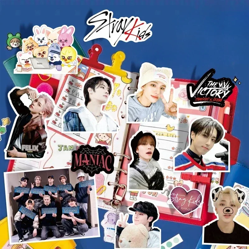 Kpop наклейка для фанатов skz team - Фотография_5