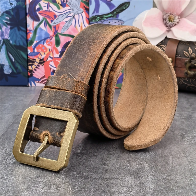 Мужской ремень в винтажном стиле