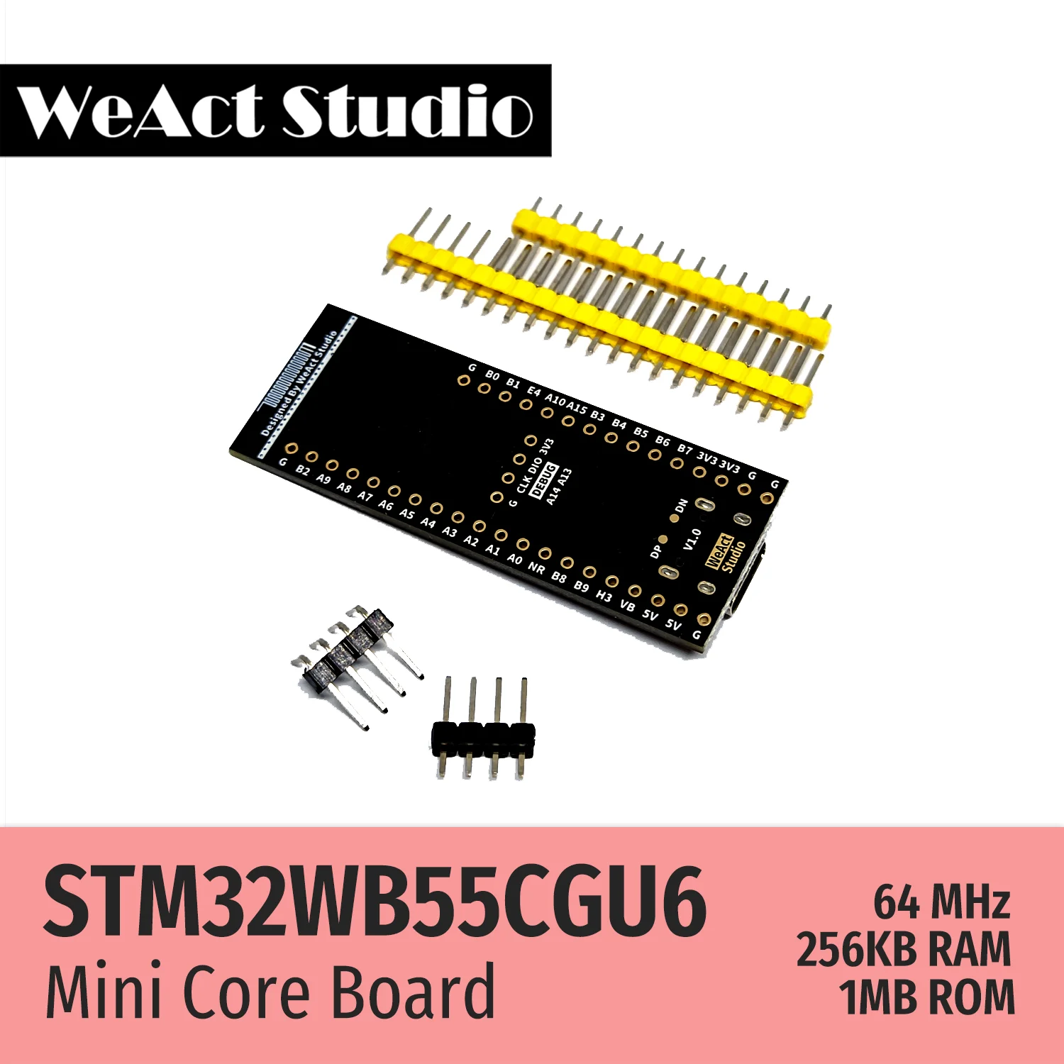Weact stm32wb55cgu6 stm32wb55 stm32wb stm32wb55cg ble-5 - Фотография_2