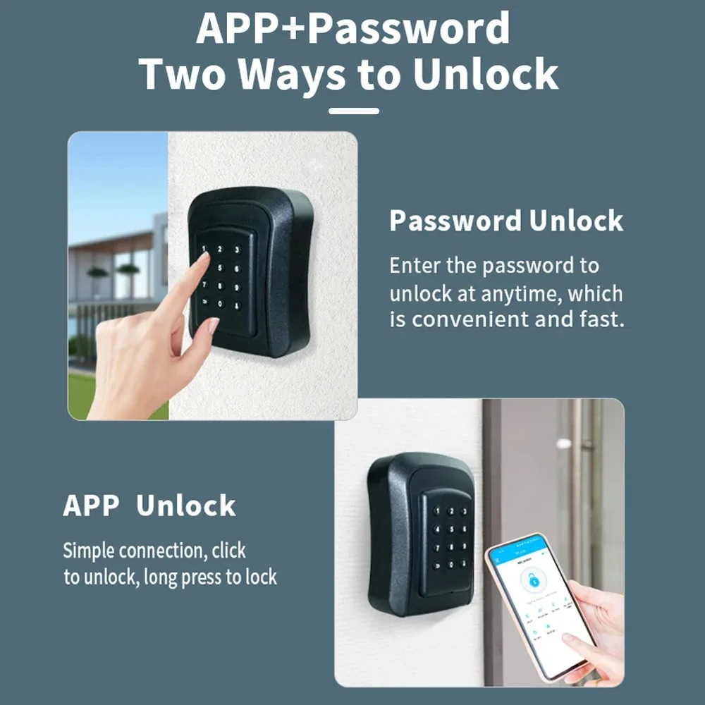 Tuya ttlock app key box outdoor - Фотография_3