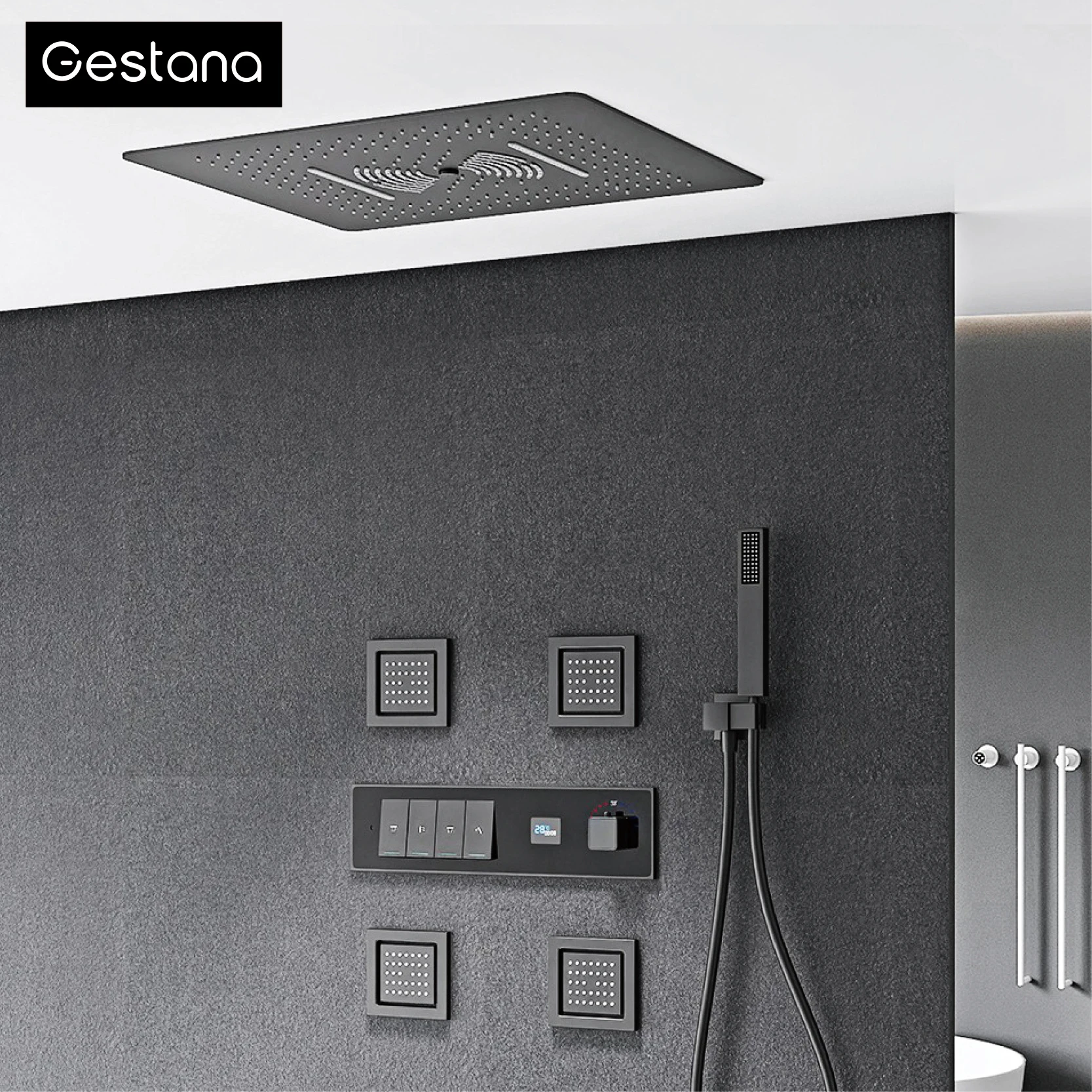 Пистолет, серая латунь