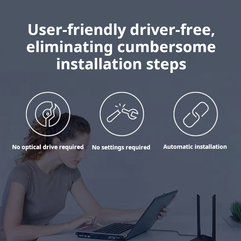 Беспроводная сетевая карта tp-link 300 м wifi 6 usb - Фотография_2