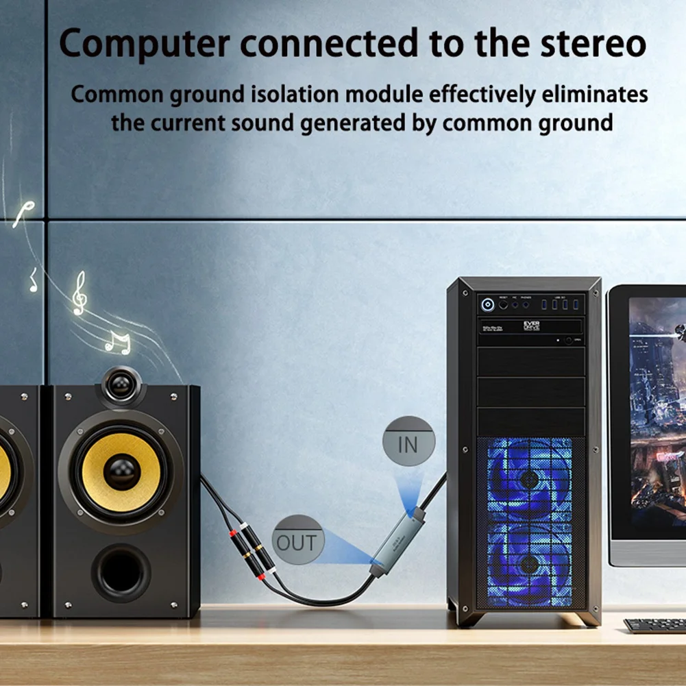 Av100c для rca аудио изолятор фильтр общего заземления 3 - Фотография_5