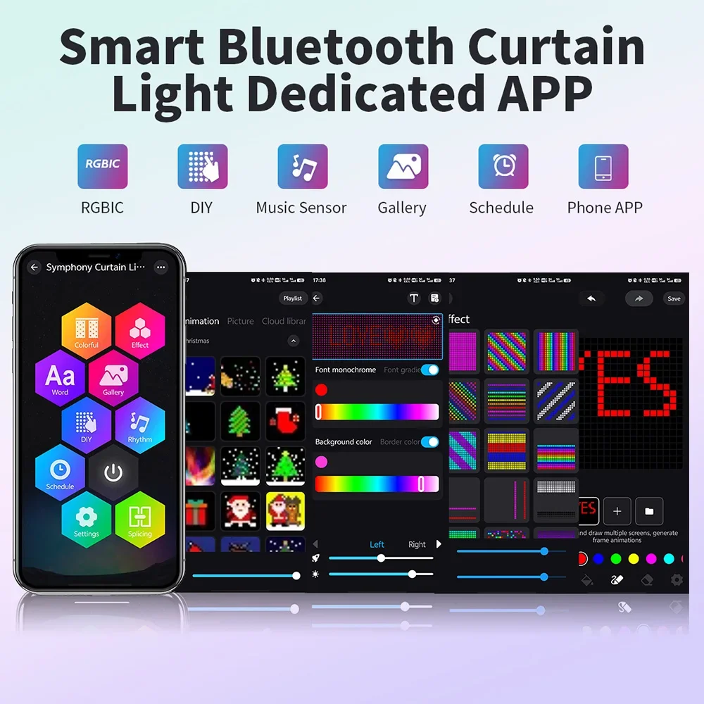 Ws2812b bluetooth app control smart - Фотография_3