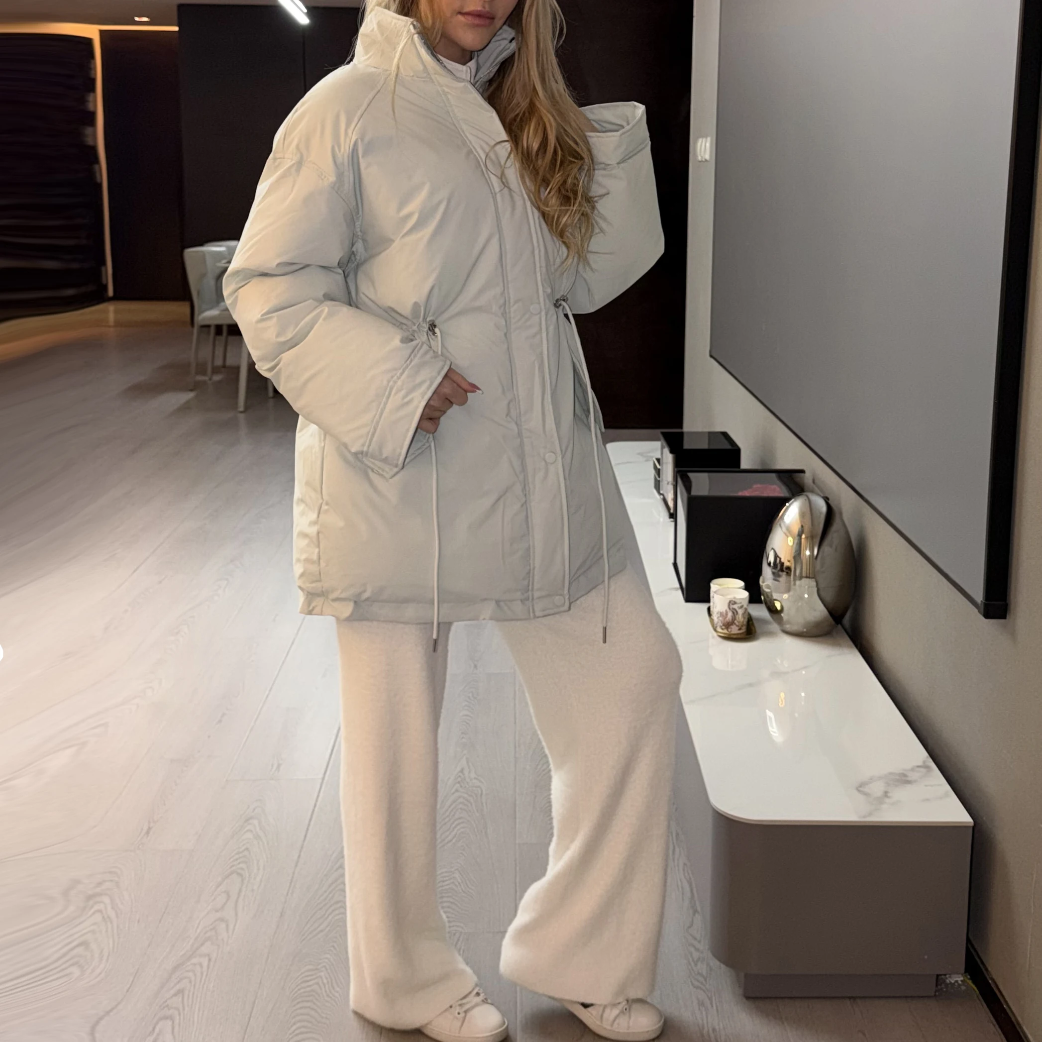 Модная женская осенне-зимняя куртка - Фотография_3