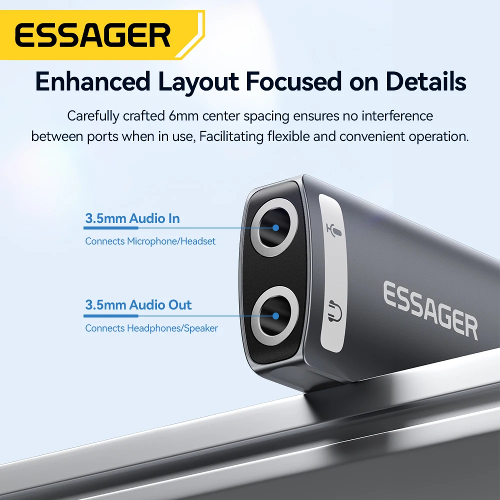 Essager внешняя звуковая карта - Фотография_6