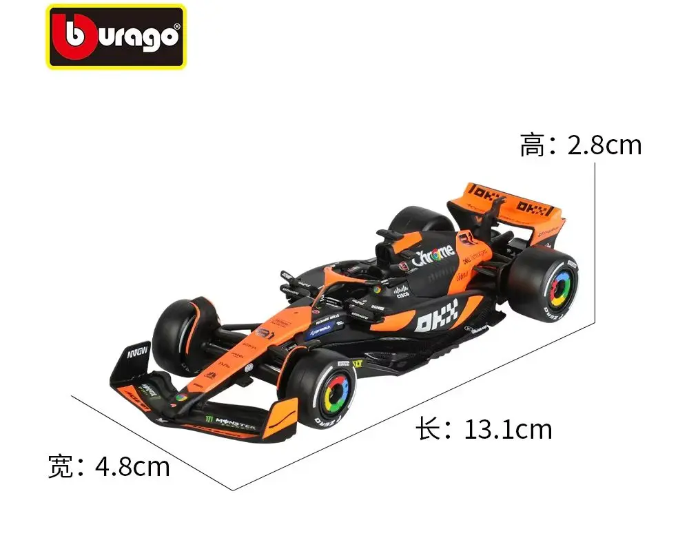 Bburago 1:43 mcl38 f1 mclaren 2024 гран-при майами - Фотография_4
