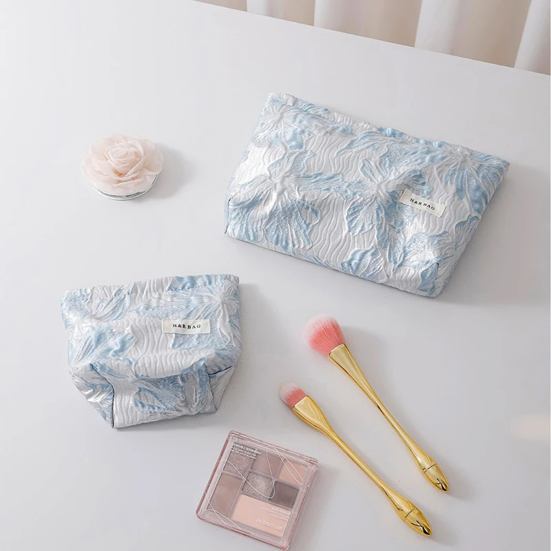 Новая мини-женская косметичка с цветком - Фотография_5