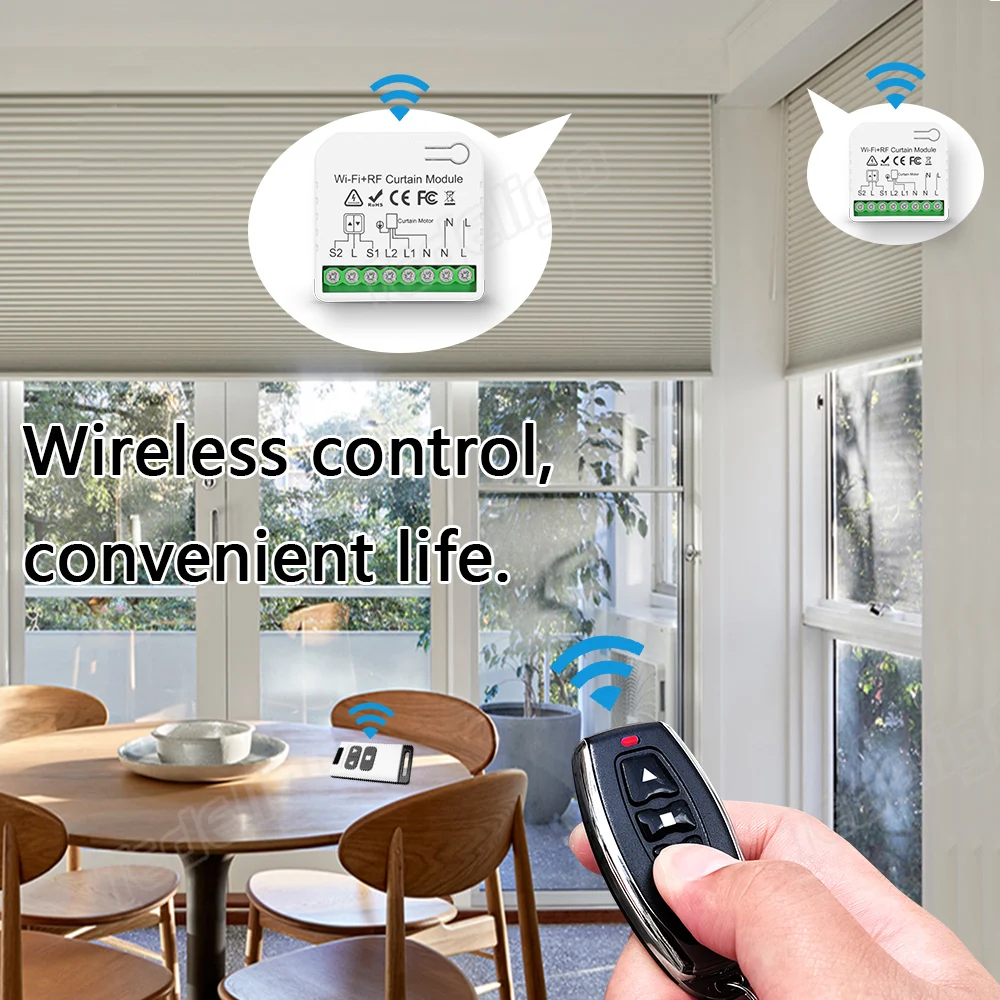 Умный переключатель для штор wi-fi - Фотография_4