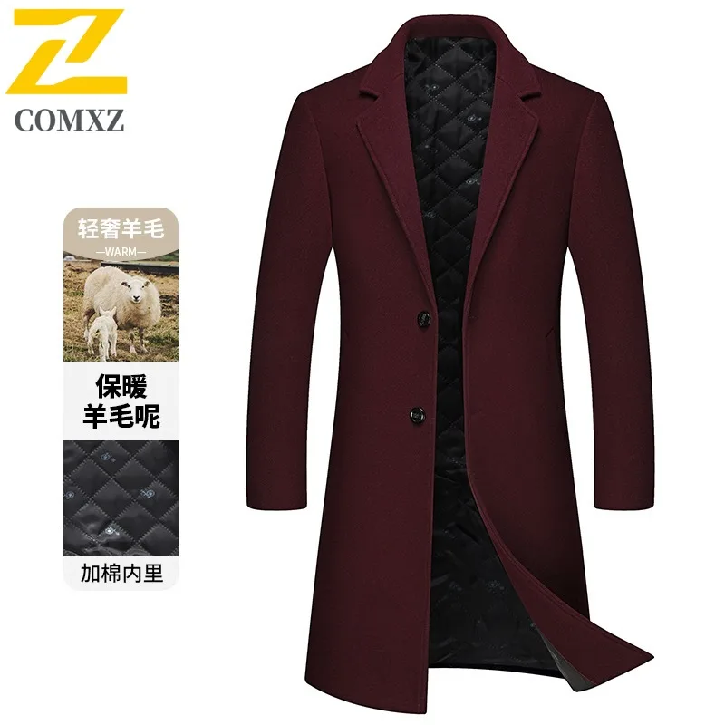 Comxz мужская шерстяная утепленная - Фотография_3