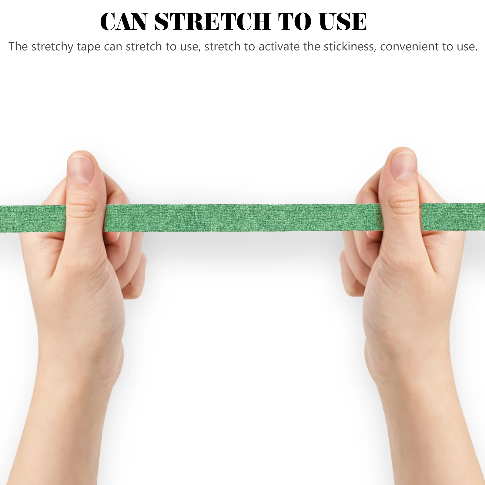 Зеленая цветочная лента