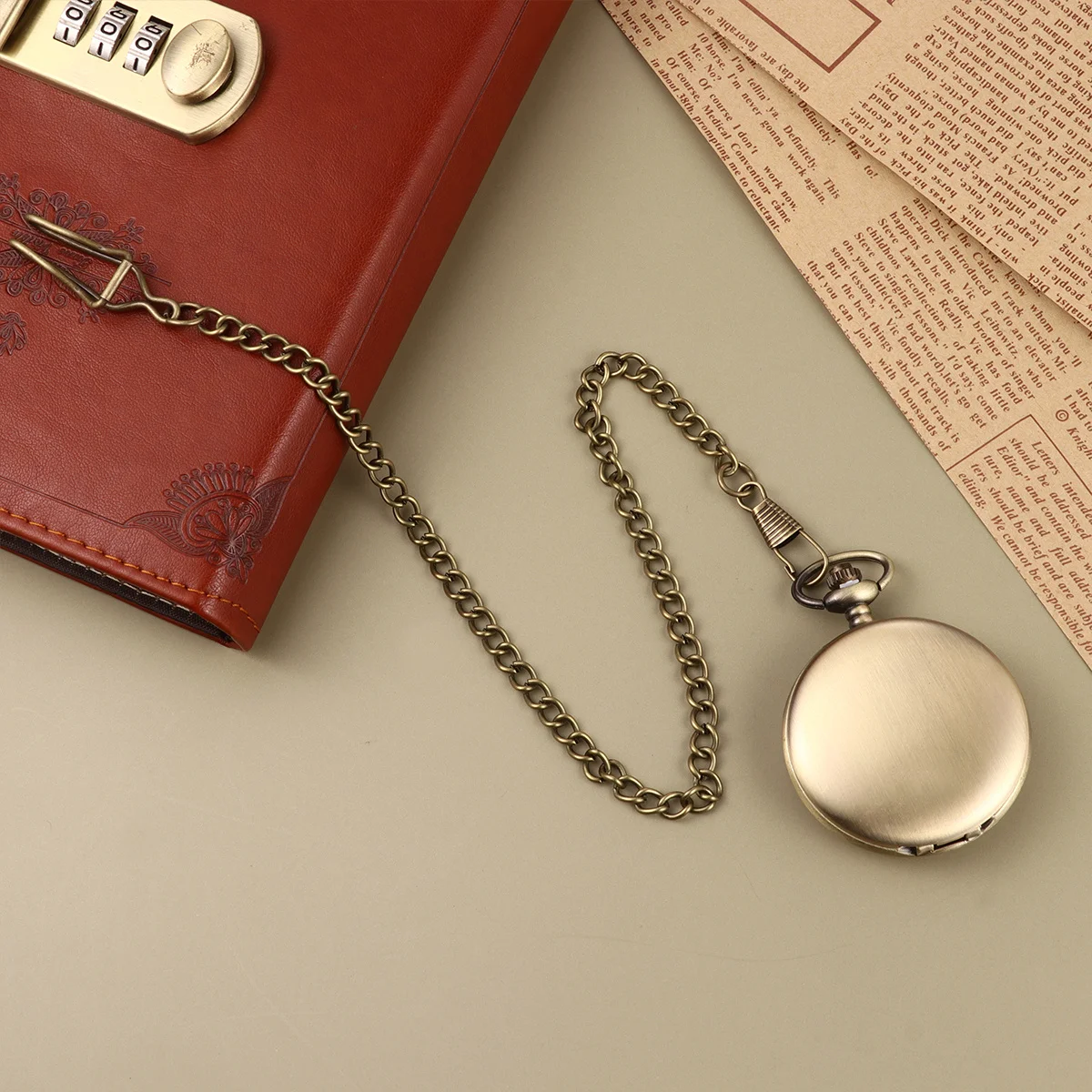 Карманные часы классический сплав