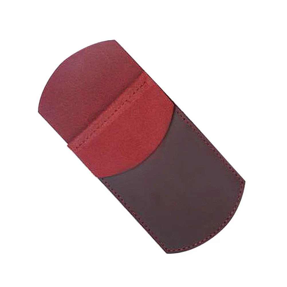 Футляр для ручек винно-красного цвета - Фотография_4