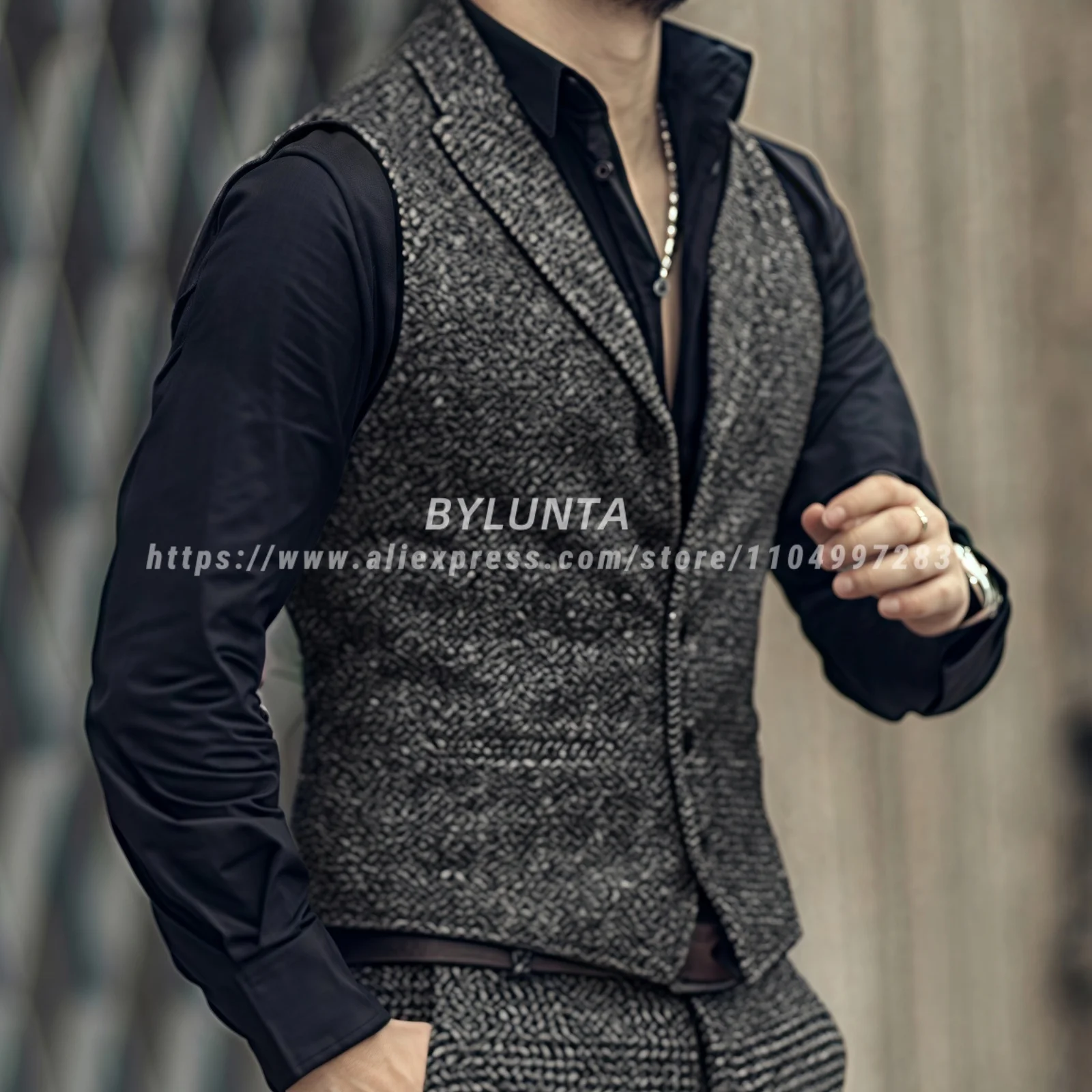 Bylunta мужской стильный однобортный - Фотография_3