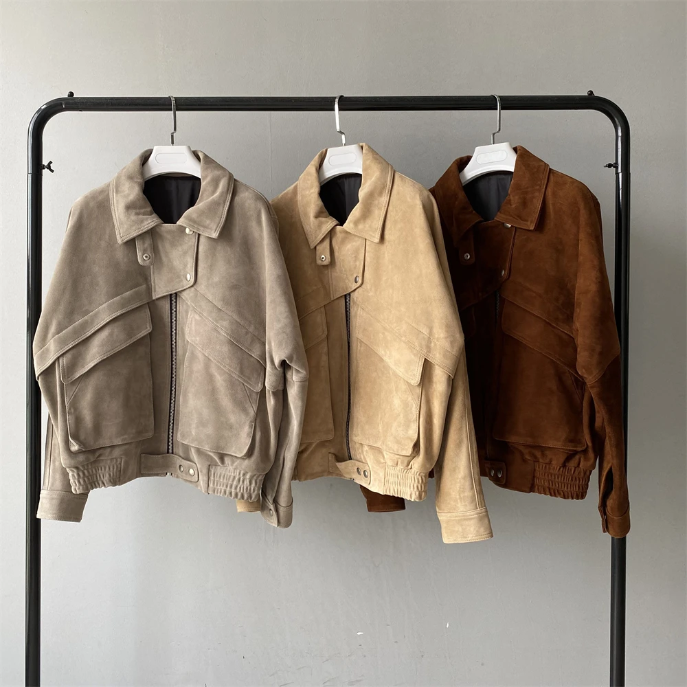 Женская куртка из натуральной замши jaxmonoy - Фотография_6