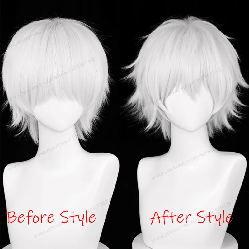 Парик для косплея kaneki ken - Фотография_2