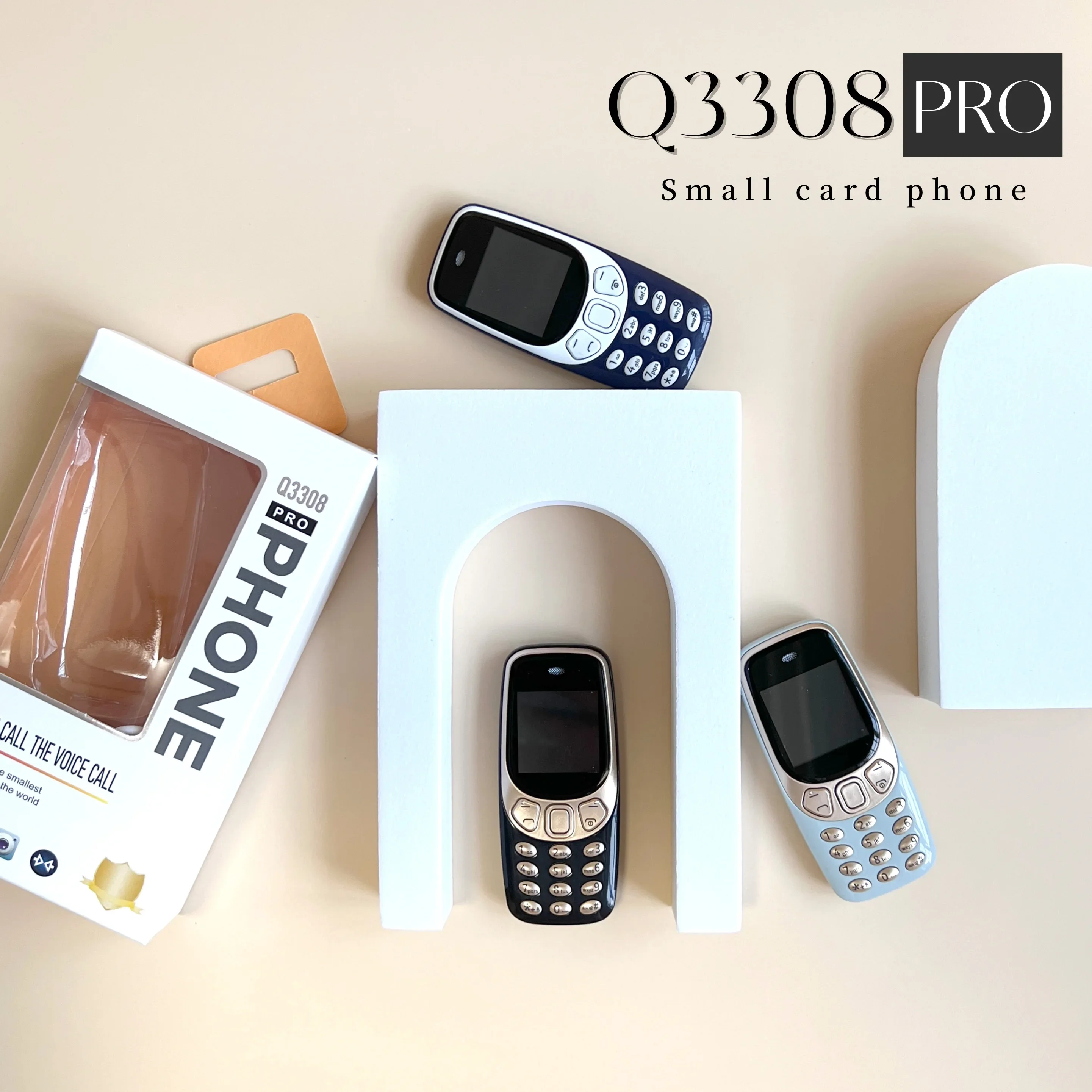 Servo q3308 pro мини мобильный телефон с поддержкой 3 sim-карт - Фотография_6