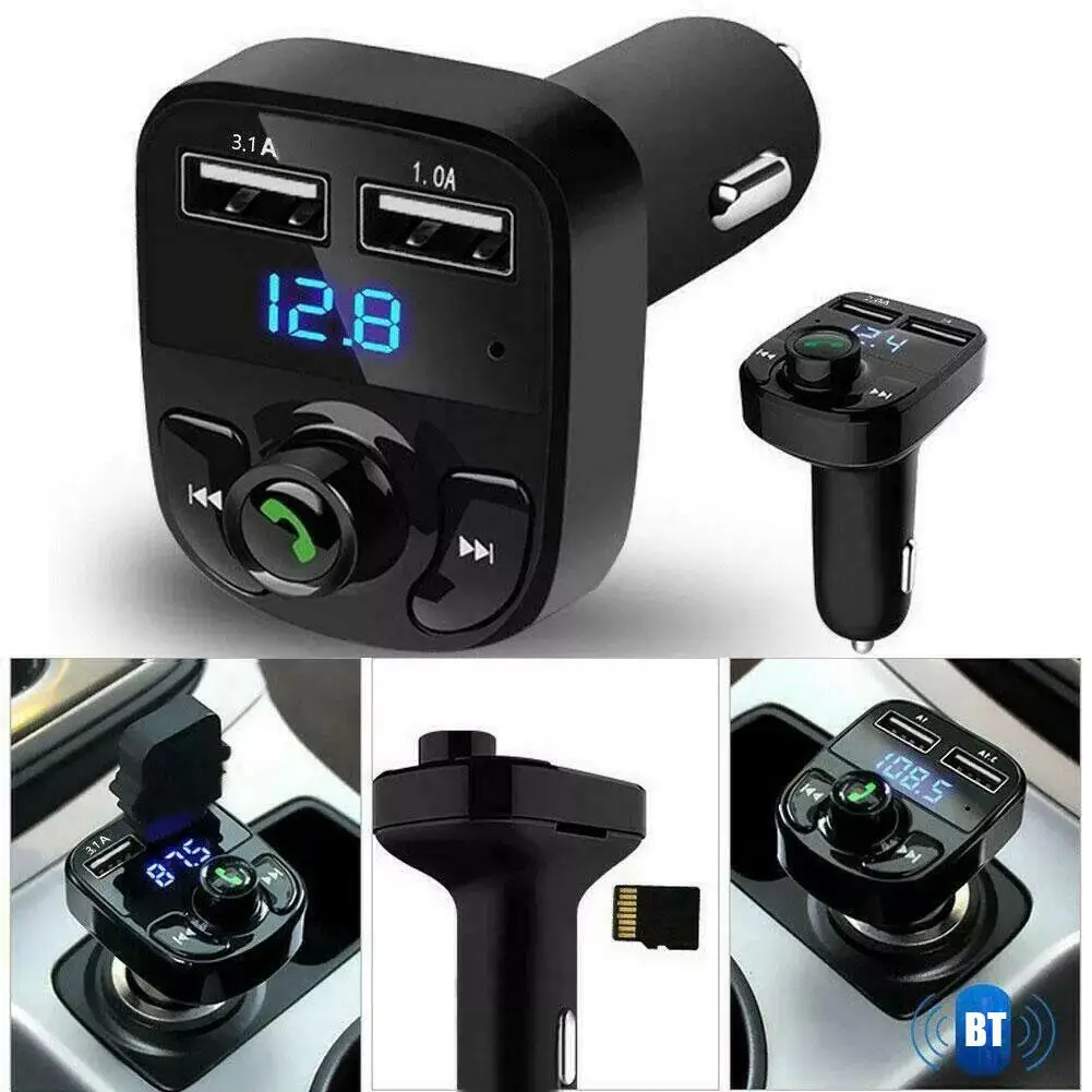 Беспроводной bluetooth fm-передатчик и mp3-плеер с громкой связью - Фотография_6